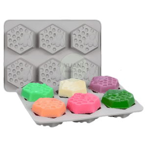 Molde jabones panal hexagonal