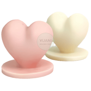 Molde corazón con base