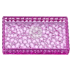 Molde bandeja rectangular piedras
