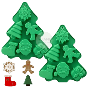 Molde navideño 6 cavidades