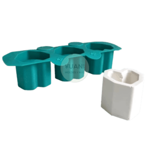 Molde mini macetas corazón