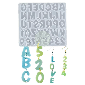 Molde abecedario chico perforado