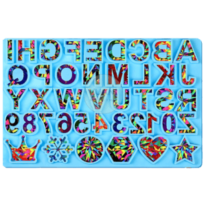 Molde Abecedario Holográfico