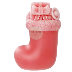 Molde bota navideña