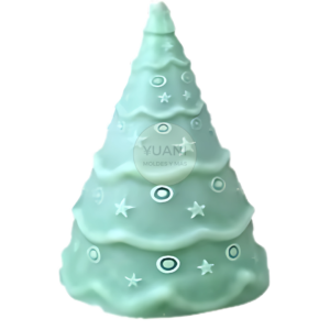 Molde árbol de navidad con guirnaldas