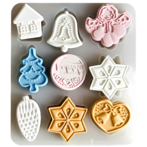 Molde adornos colgantes navideños
