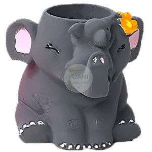 Molde maceta elefante