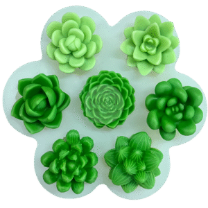 Molde mini suculentas x 7