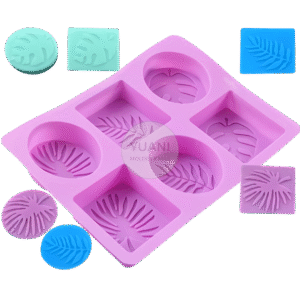Molde jabones hojas tropicales