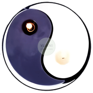 Molde vela yin-yang