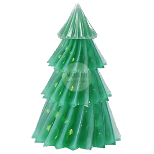 Molde pino navideño origami