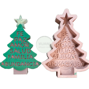 Molde árbol de navidad grande 6 deseos