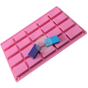 Molde mini jabones rectangulares x 20