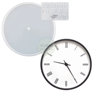Molde reloj 27 cm números romanos