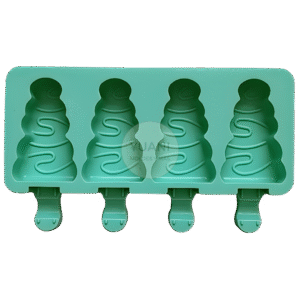 Molde paletas árbol de navidad x4