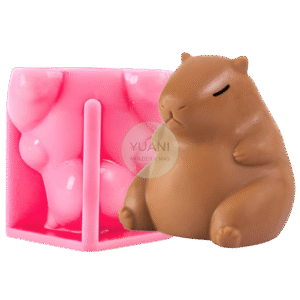 Molde capibara grande sentado