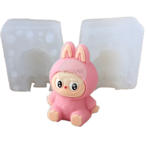 Molde labubu chico sentado