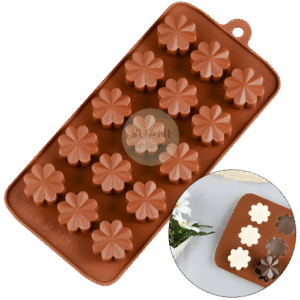 Molde bombones flores x 15