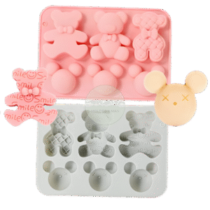 Molde osos con texturas