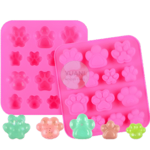 Molde huellas surtidas