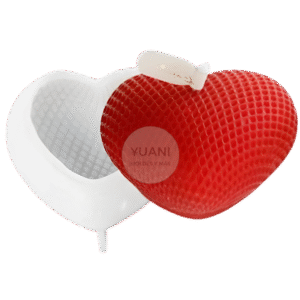 Molde corazón chico texturado