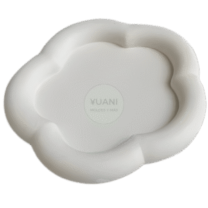 Molde bandejita flor con borde