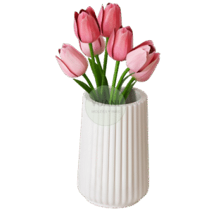 Molde florero acanalado