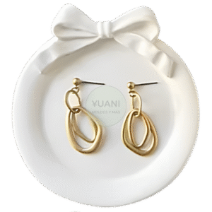 Molde bandejita redonda con moño