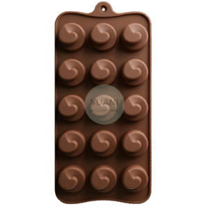 Molde bombones espiral