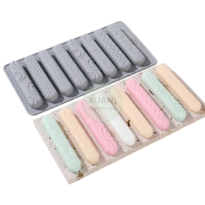Molde barritas de chocolate con texturas