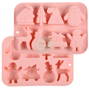 Molde figuras navideñas x 8
