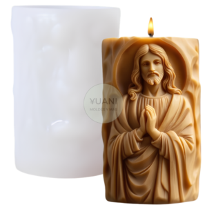 Molde velón Jesús rezando