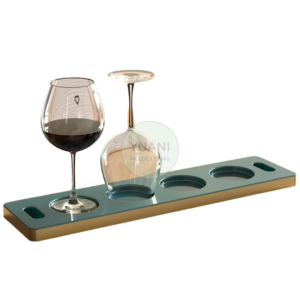 Molde bandeja rectangular con divisiones circulares