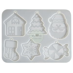 Molde colgantes navideños